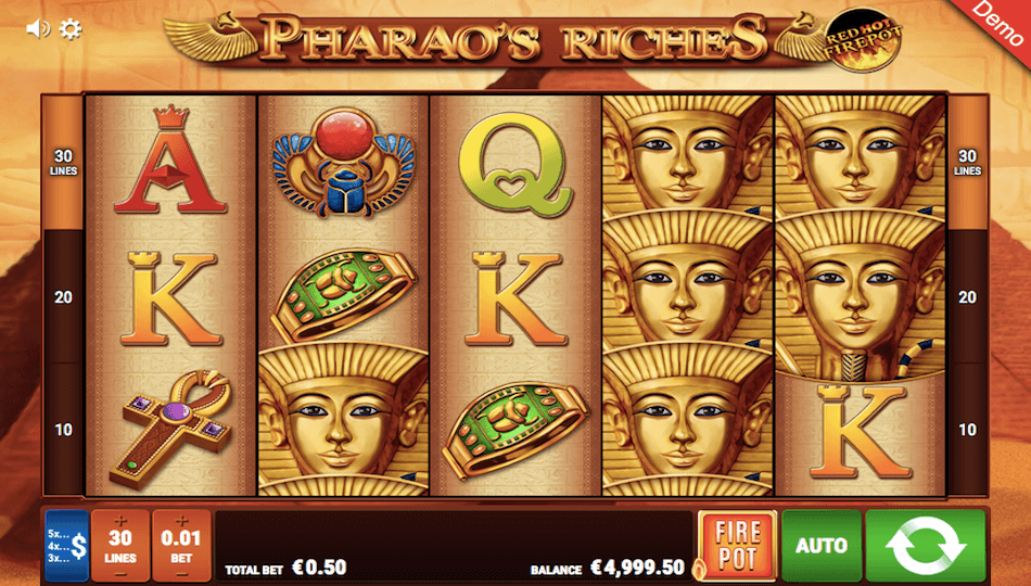 Pharaos Riches Red Hot