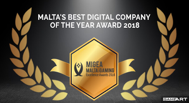 Premio MIGEA Malta Digital Company Award para GameArt
