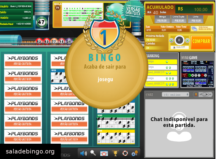 Se gostar de bingo, conheça uma sala de bingo muito irada!