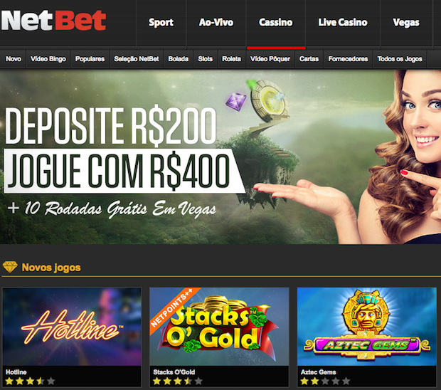 Jogar casino na NetBet