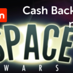 Jogue grátis na Space Wars e mais 25% de cash back