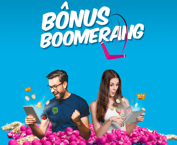 Bonus boomerang para jogar showball 3