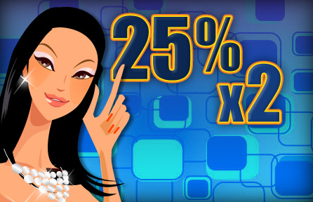 Vídeo bingo gratuito e um belo bônus de 25% em suas apostas!