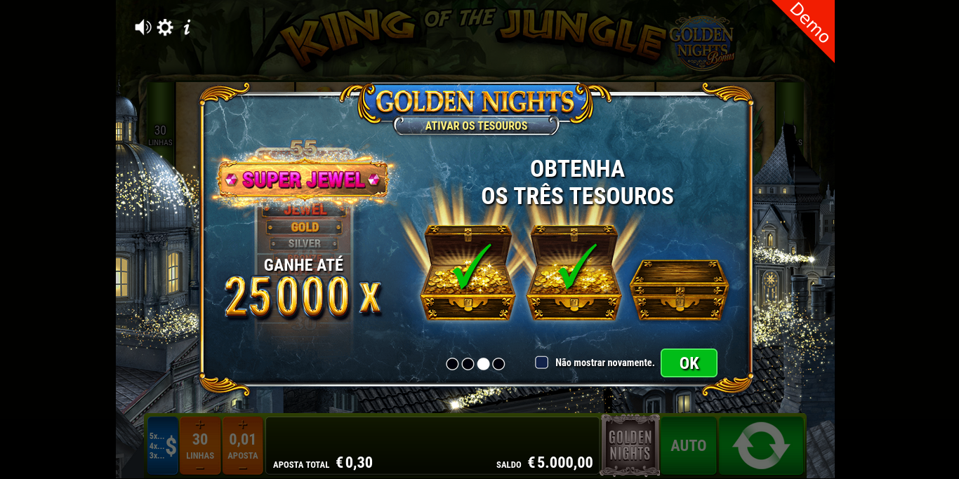 King of the Jungle Golden Night